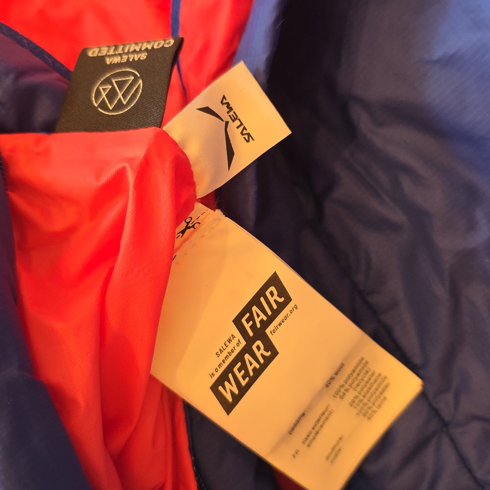 Salewa Women's Blue Hooded Jacket - Picture 5 of 6